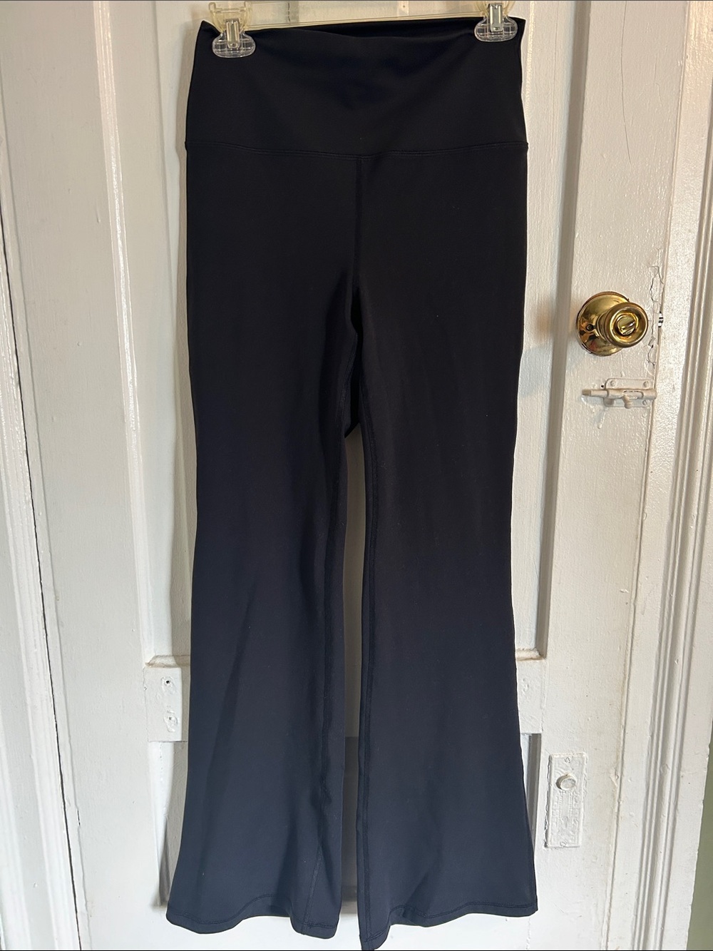 90 Degree By Reflex Black Flare Yoga Leggings